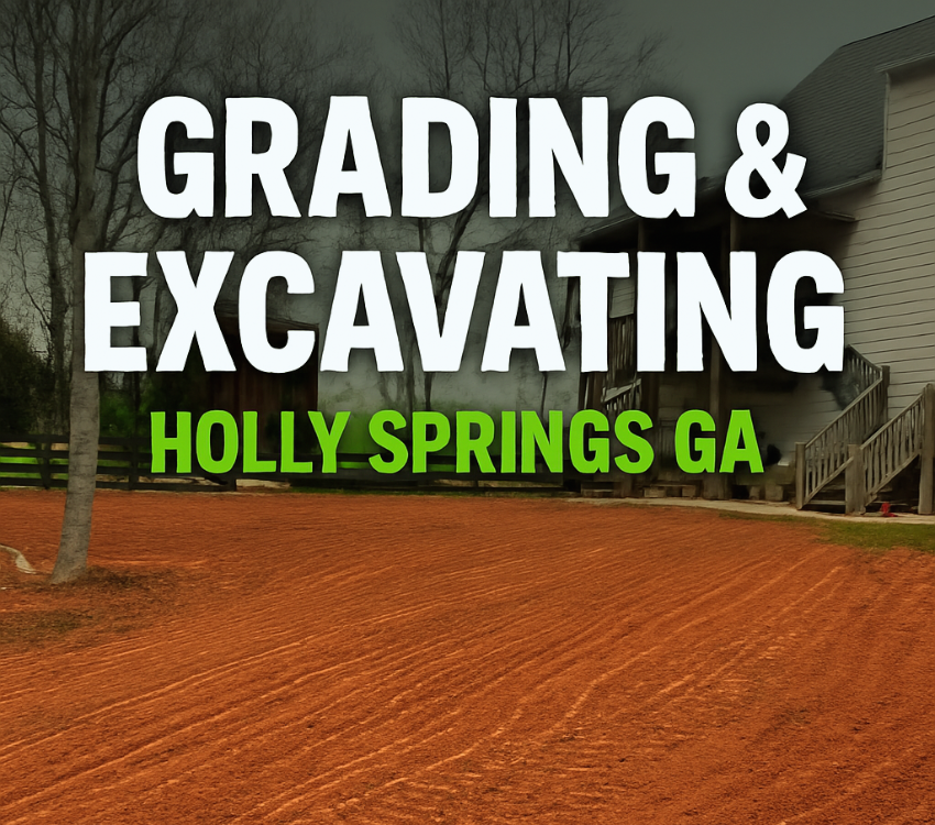 Grading And Excavating Contractor In Holly Springs GA