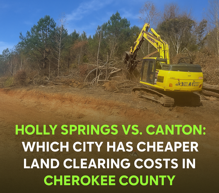 Land Clearing Cost Holly Springs