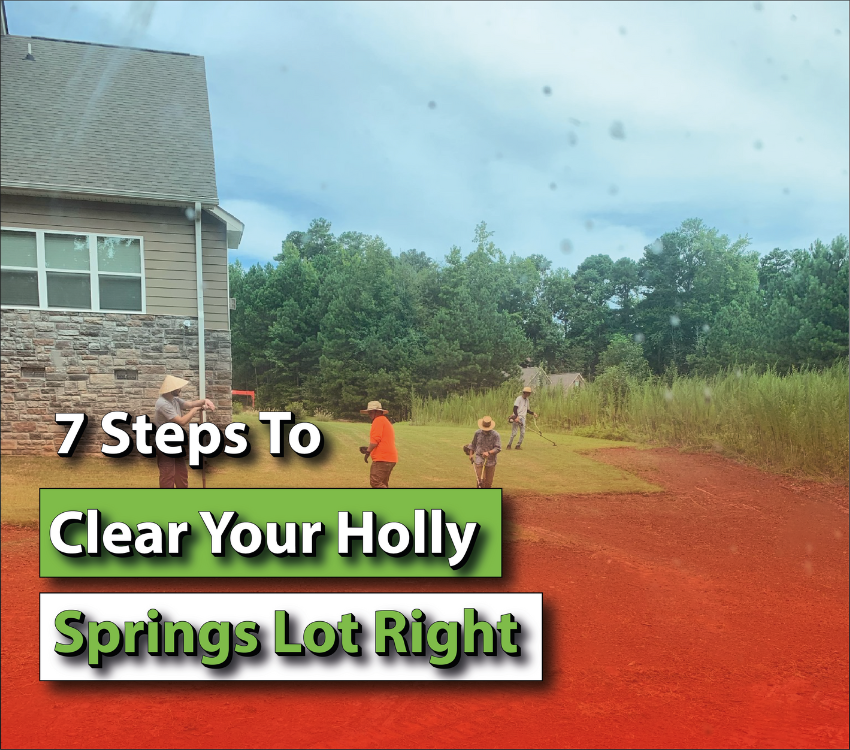 Lot Clearing in Holly Springs GA