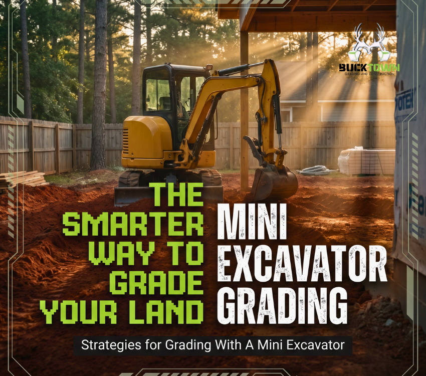Grading With A Mini Excavator