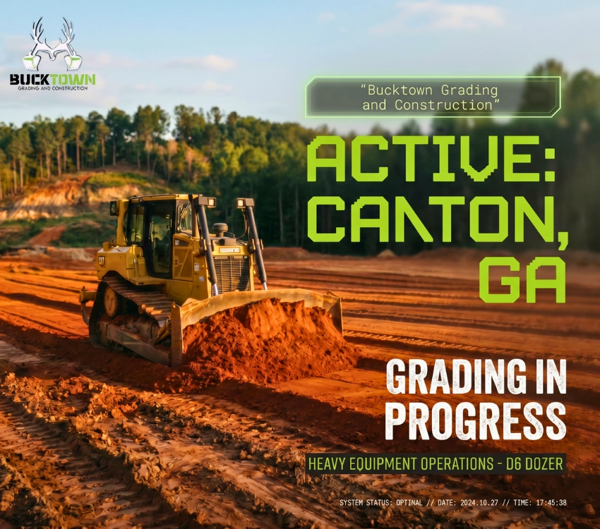Bulldozer Grading