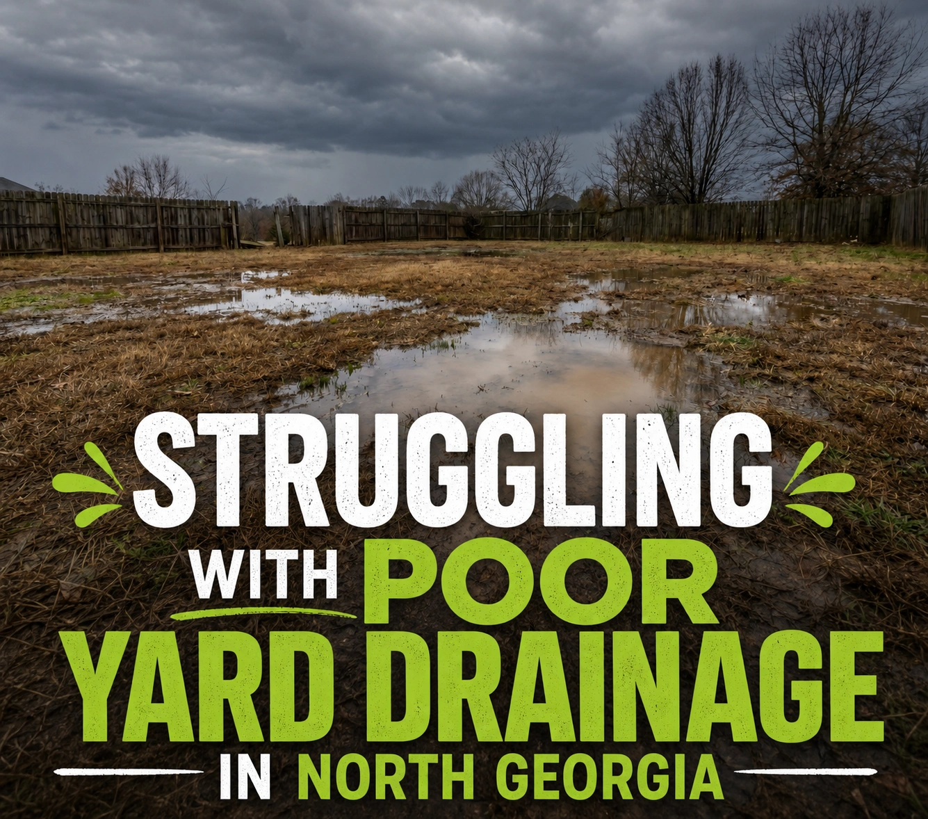 Poor Yard Drainage