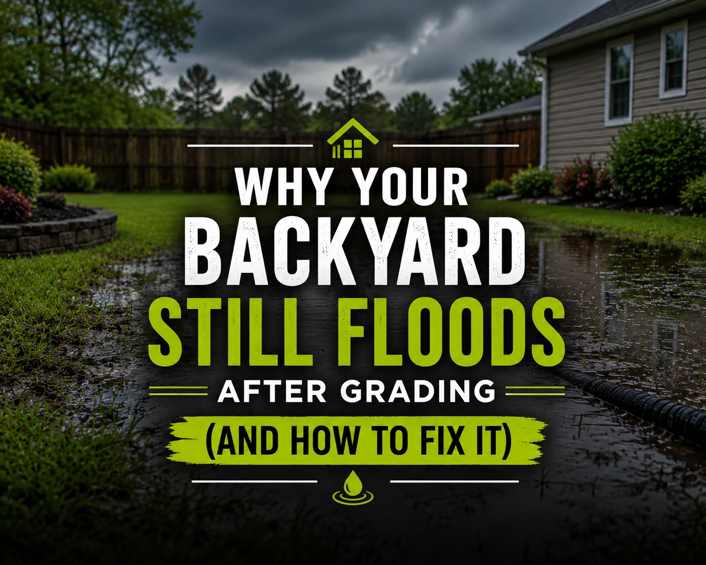 Why Your Backyard Still Floods After Grading