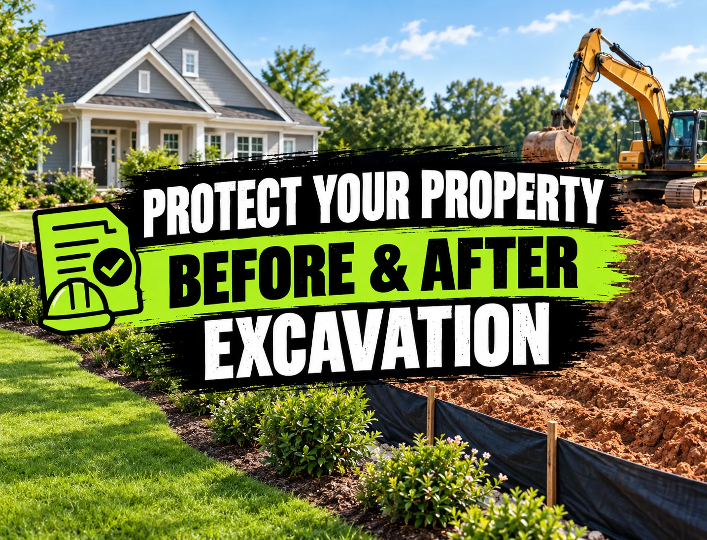 How to Care for Your Property Before and After a Major Grading or Excavation Project